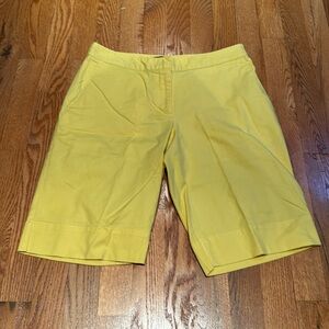 Izod cotton yellow shorts size 4